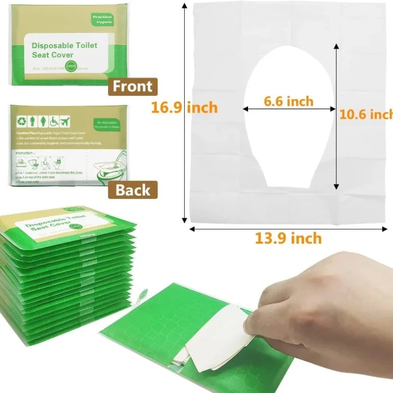 EcoGuard Travel Biodegradable Toilet Seat Covers